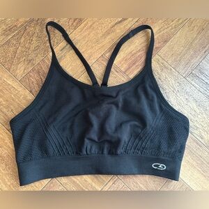 Champion Black Racerback Sports Bra